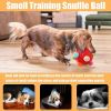 Dog Snuffle Ball-Interactive Puzzle Dog Toys Encourage Natural Foraging Skills Slow Feeder for Training and Stress Relief, Cloth Strip Hiding Food Ch