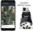 Get Realtime Pet Locations w/ Pet Tracker Mini Cat Dog GPS Tracking Collar Size:S