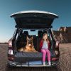 Dog Car Seat Cover, Back Seat Extender for Dogs,Dog Hammock for Car Backseat, Non Inflatable Dog seat Cover for Back seat,Hard Bottom Back Seat Prote