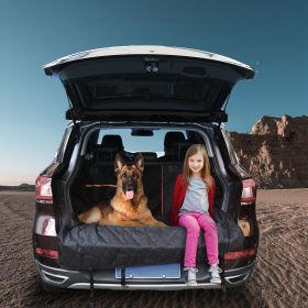 Dog Car Seat Cover, Back Seat Extender for Dogs,Dog Hammock for Car Backseat, Non Inflatable Dog seat Cover for Back seat,Hard Bottom Back Seat Prote