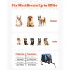 Dog Bike Trailer, Supports up to 66 lbs, Pet Cart Bicycle Carrier for Small & Medium Dogs, Easy Folding Frame with Quick Release Wheel, Universal Bic