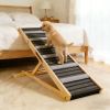 2026 Upgraded Dog Ramp for Couch, Small Dog Ramp for Sofa, 6 Adjustable Height from 14'' to 25", Portable Stable Pet Steps with Non-Slip Pad, Pet Ram