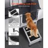 Stainless Steel Dog Washing Station, 50 inch Pet Grooming Tub w/ Ramp, PE Water Filter Board, Faucet & Showerhead & Soap Holder Dog Bathtub for Large
