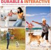 Diman Dog Soccer Balls Toys: Dog Balls with Straps for Indoor Outdoor Play, Pet Toys Balls for Small Medium, Doggie Birthday Gift, Interactive Pet To