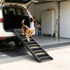 Black Folding Pet Car Ramp Foldable Dog Ramp for Large Medium Small Dogs