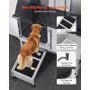 Stainless Steel Dog Washing Station, 62 inch Pet Grooming Tub w/ Ramp, PE Water Filter Board, Faucet & Showerhead & Soap Holder Dog Bathtub for Large