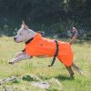 Dog Coats Small Waterproof,Warm Outfit Clothes Dog Jackets Small,Adjustable Drawstring Warm And Cozy Dog Sport Vest-orangesize L