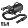 Dog Dryer, 2000W/2.7HP Dog Blow Dryer, Pet Grooming Dryer with Adjustable Speed and Temperature Control, Pet Hair Dryer with 4 Nozzles and Extendable