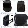 Dog Carrier Backpack Breathable for Small Pets/Cats/Puppies; Pet Carrier Bag with Mesh Ventilation; Safety Features and Cushion Back Support; for Tra