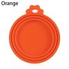 Pet Food Can Covers; Universal Safe Silicone Dog & Cat Food Can Lids; pack of 2